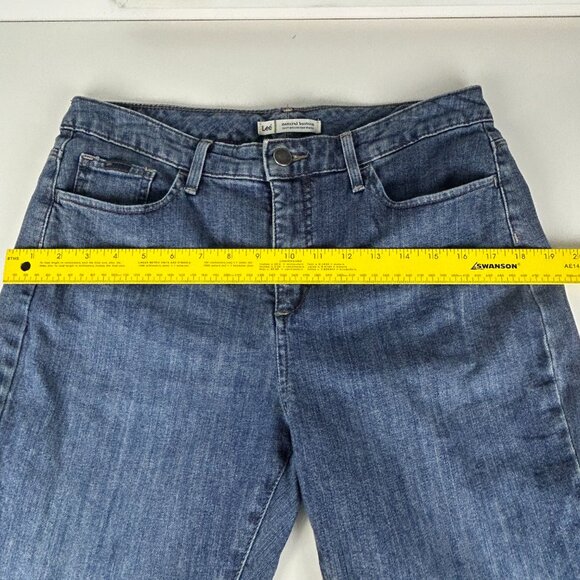 Lee Jeans Womens 10 M (32x30) Natural Bootcut Blue Stretch Just Below the Waist - Picture 11 of 16